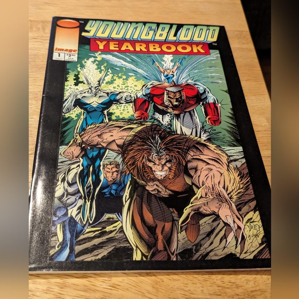 1993 Issue #1 Image Comic Book Youngblood Yearbook